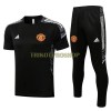 Manchester United Champions League Trainingsshirts Suit 2022-23 Schwarz Weiß Für Herren